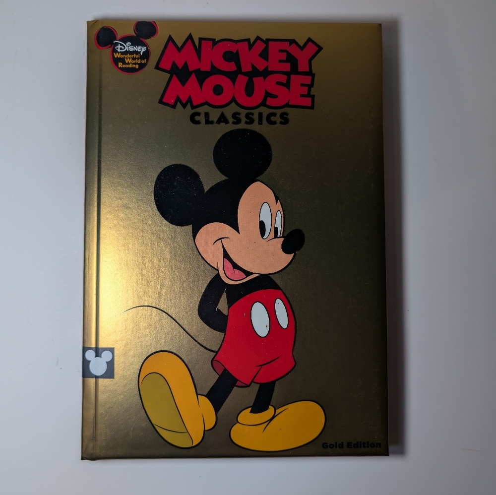 Disney Mickey Mouse Classics Gold Edition Hardcover Book